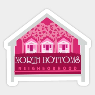 The North Bottoms Lincoln Pink Sticker